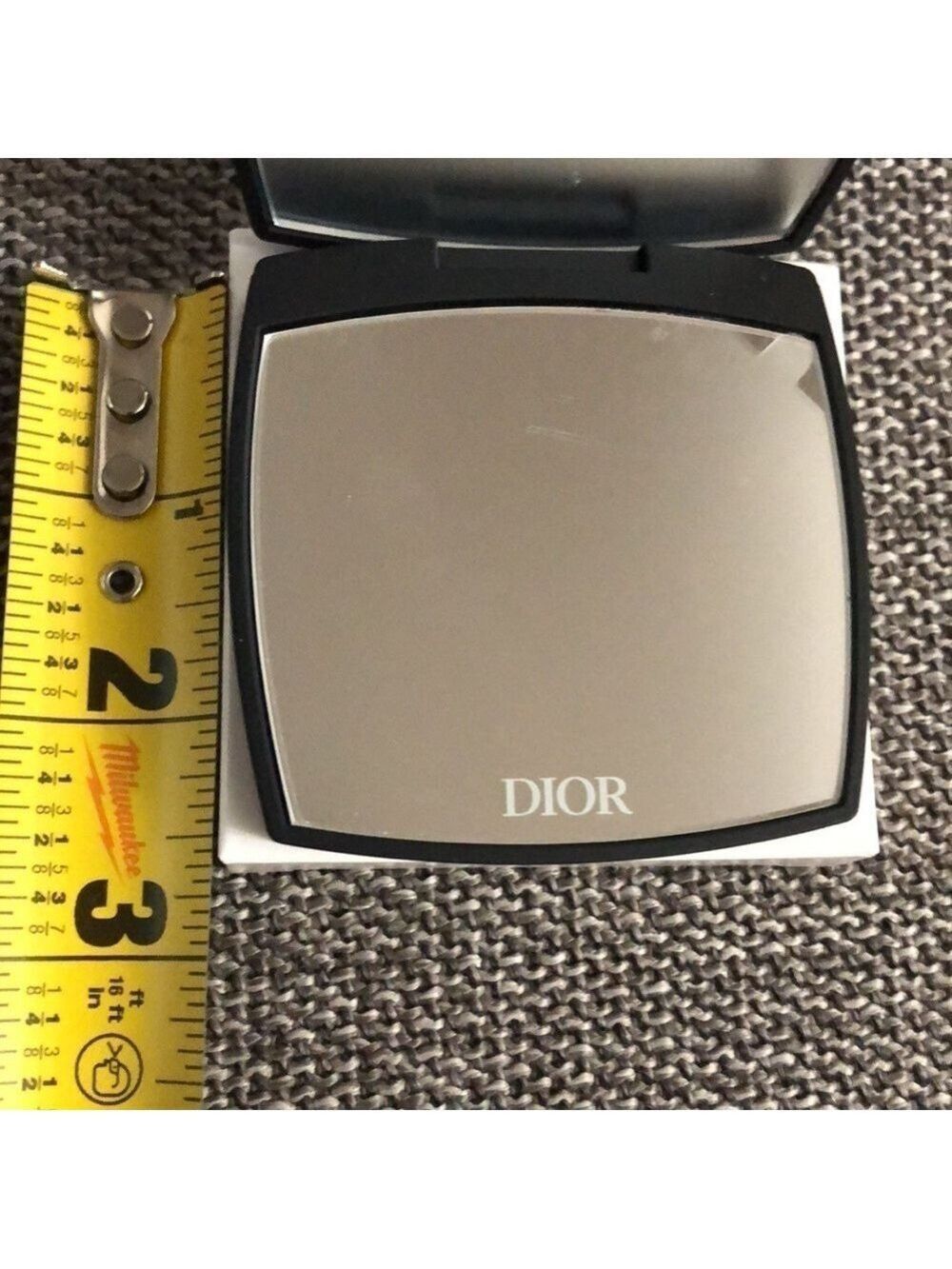 Dior Beauty Black Square Compact Pocket Mirror New - Picture 14 of 16